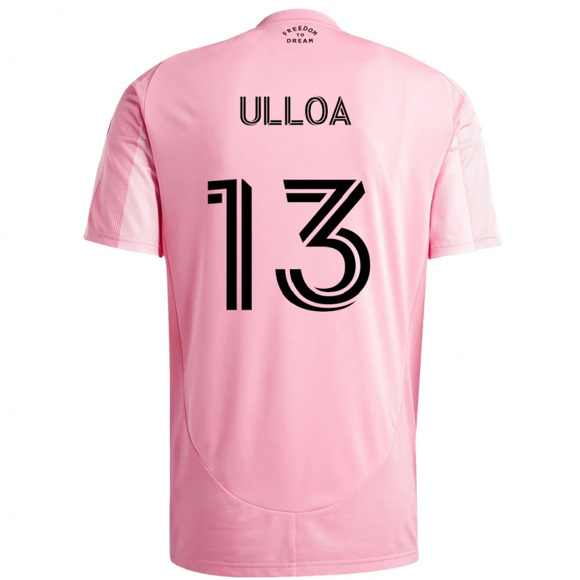 Danxen Criança Camisola Víctor Ulloa #13 Rosa Preto Principal 2025/26 Camisa Brasil