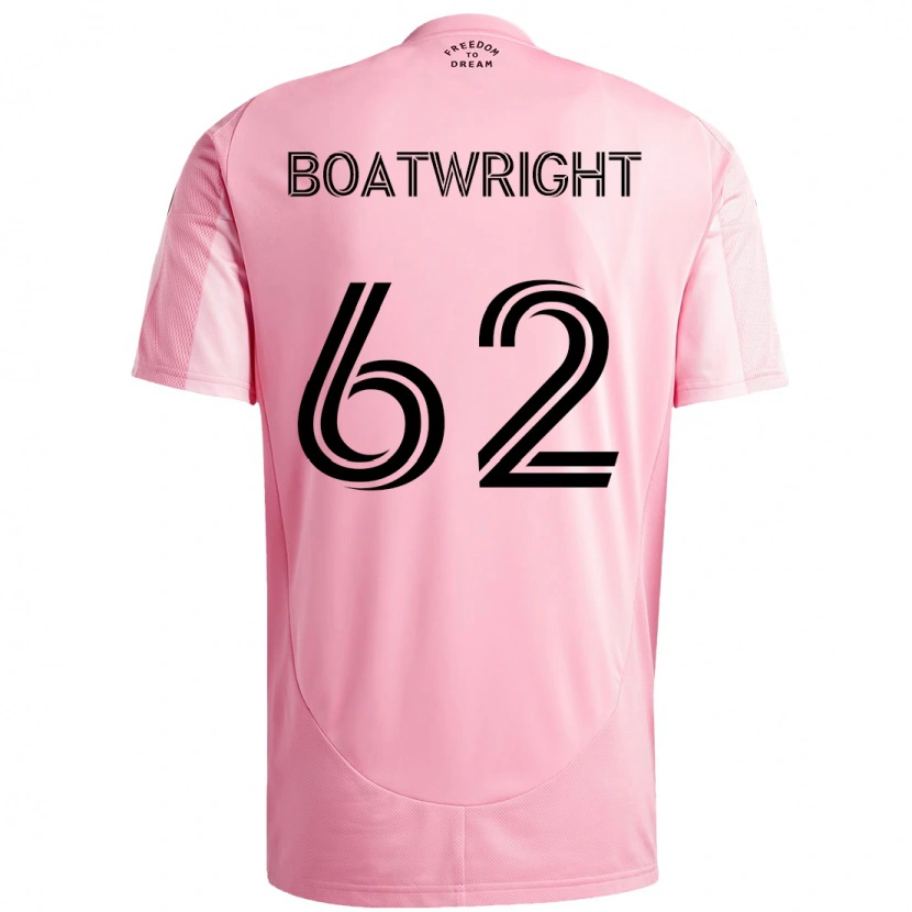 Danxen Criança Camisola Israel Boatwright #62 Rosa Preto Principal 2025/26 Camisa Brasil