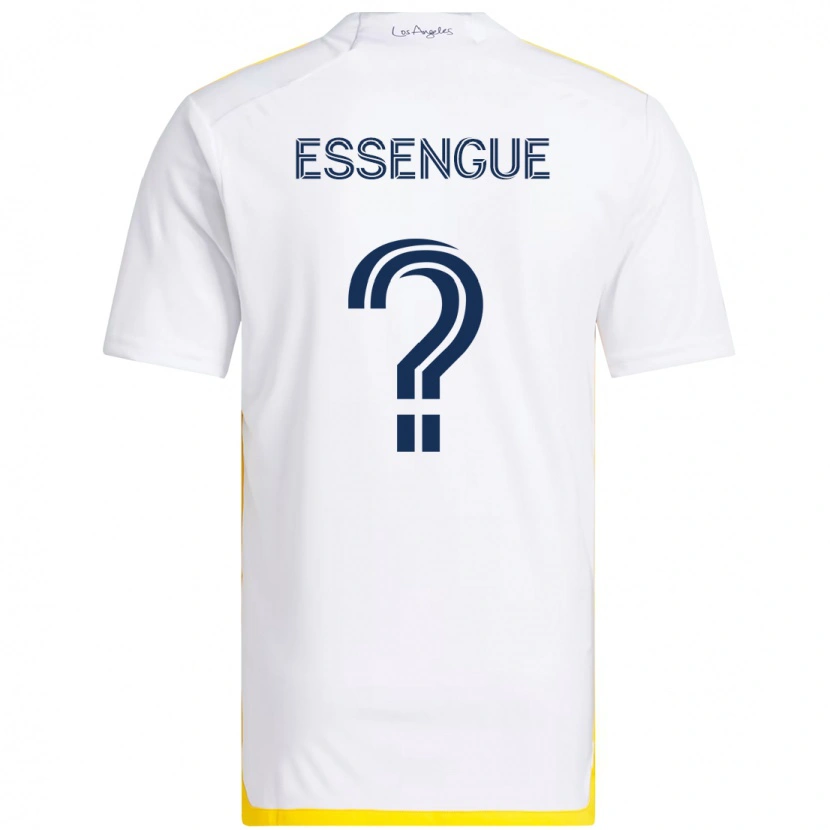 Danxen Criança Camisola Ascel Essengue #0 Branco Amarelo Principal 2025/26 Camisa Brasil