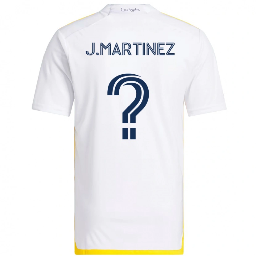 Danxen Criança Camisola Mono Martínez #0 Branco Amarelo Principal 2025/26 Camisa Brasil