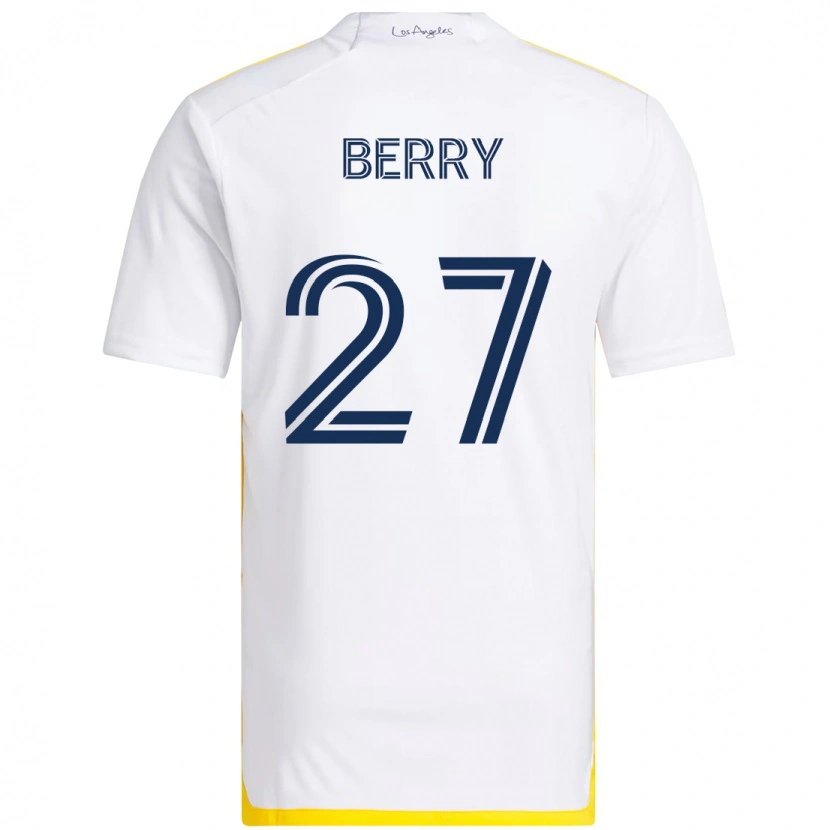 Danxen Criança Camisola Miguel Berry #27 Branco Amarelo Principal 2025/26 Camisa Brasil