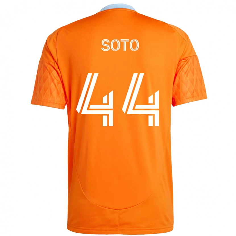 Danxen Criança Camisola Ezekiel Soto #44 Laranja Branco Principal 2025/26 Camisa Brasil