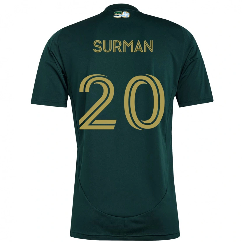 Danxen Criança Camisola Finn Surman #20 Preto Castanho Principal 2025/26 Camisa Brasil