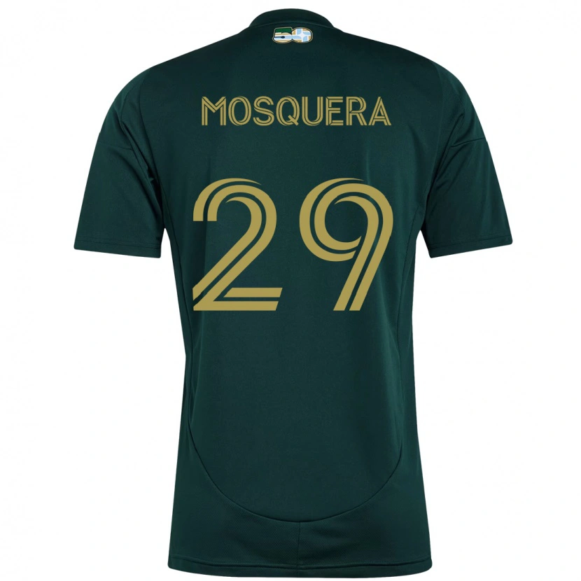 Danxen Criança Camisola Juan Mosquera #29 Preto Castanho Principal 2025/26 Camisa Brasil