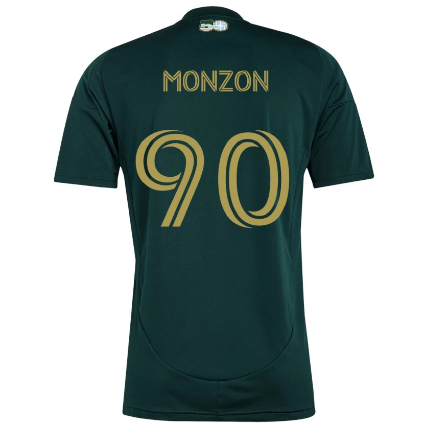 Danxen Criança Camisola Florián Monzón #90 Preto Castanho Principal 2025/26 Camisa Brasil