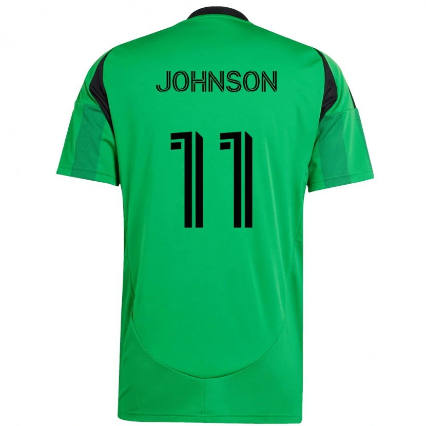 Danxen Criança Camisola Emmanuel Johnson #11 Verde Preto Principal 2025/26 Camisa Brasil