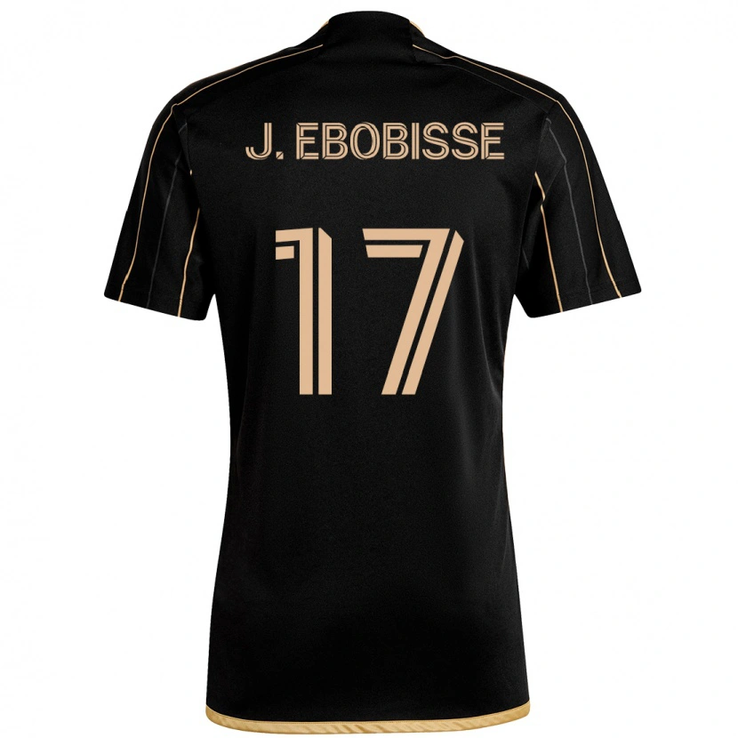 Danxen Criança Camisola Jeremy Ebobisse #17 Preto Castanho Principal 2025/26 Camisa Brasil