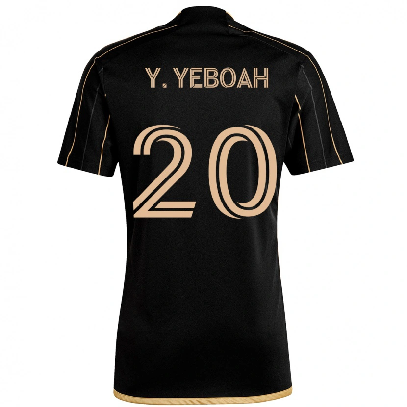 Danxen Criança Camisola Yaw Yeboah #20 Preto Castanho Principal 2025/26 Camisa Brasil