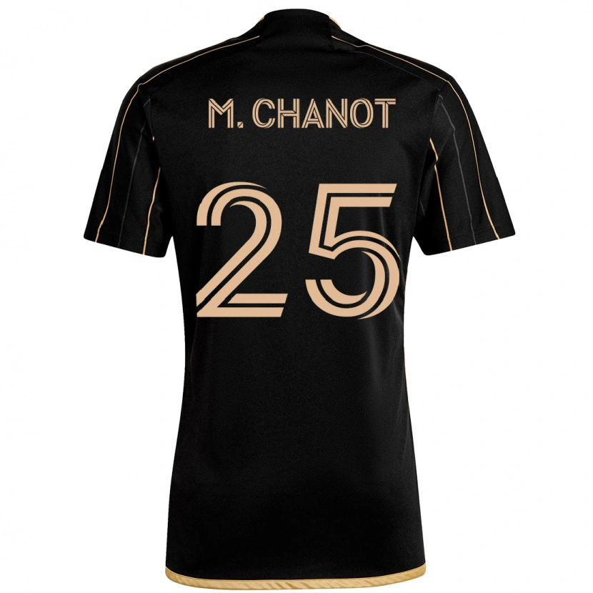 Danxen Criança Camisola Maxime Chanot #25 Preto Castanho Principal 2025/26 Camisa Brasil