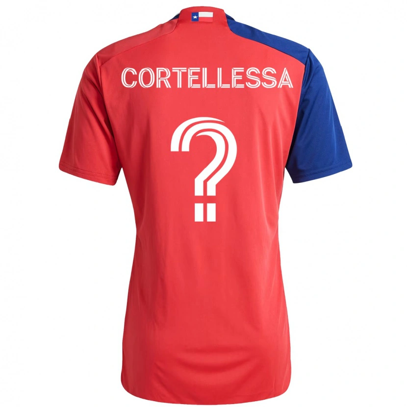 Danxen Criança Camisola Michael Cortellessa #0 Vermelho Azul Marinho Principal 2025/26 Camisa Brasil