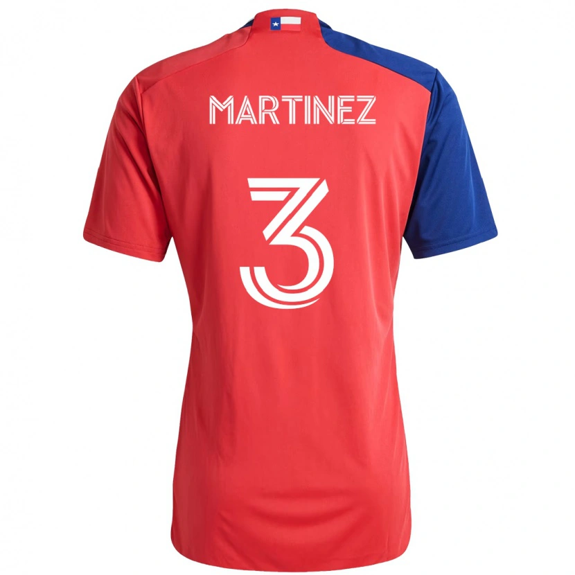 Danxen Criança Camisola José Antonio Martínez #3 Vermelho Azul Marinho Principal 2025/26 Camisa Brasil