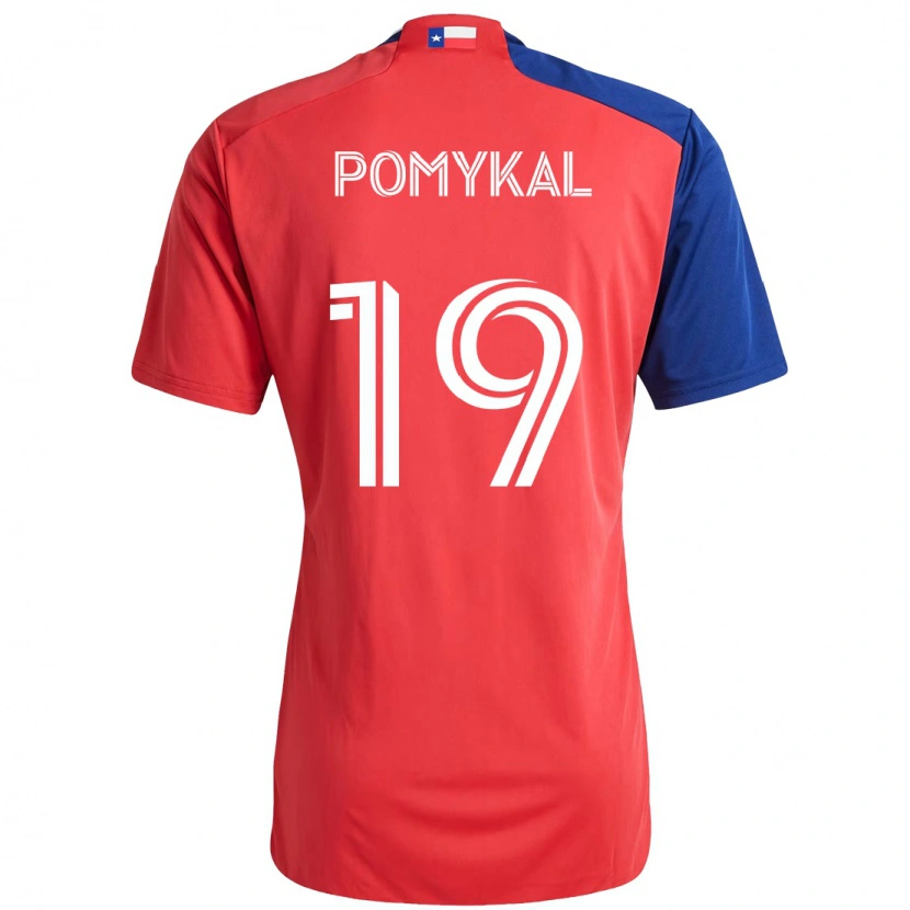 Danxen Criança Camisola Paxton Pomykal #19 Vermelho Azul Marinho Principal 2025/26 Camisa Brasil