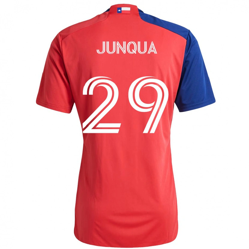 Danxen Criança Camisola Sam Junqua #29 Vermelho Azul Marinho Principal 2025/26 Camisa Brasil