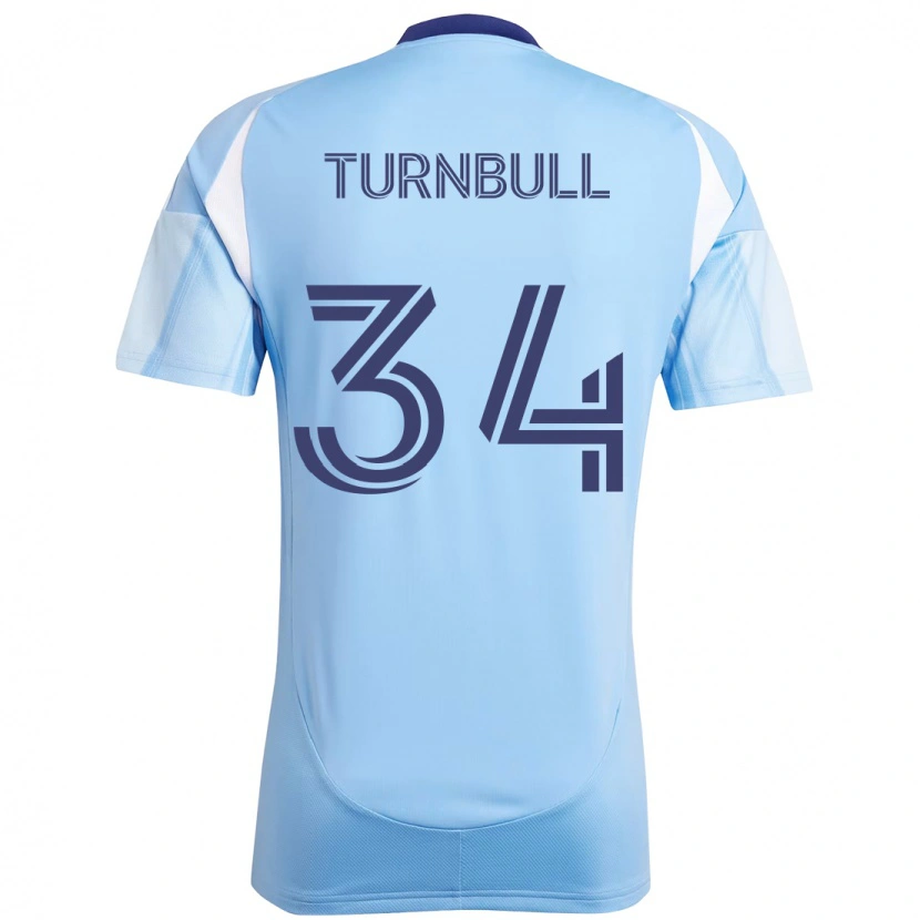 Danxen Criança Camisola Stephen Turnbull #34 Azul Claro Principal 2025/26 Camisa Brasil