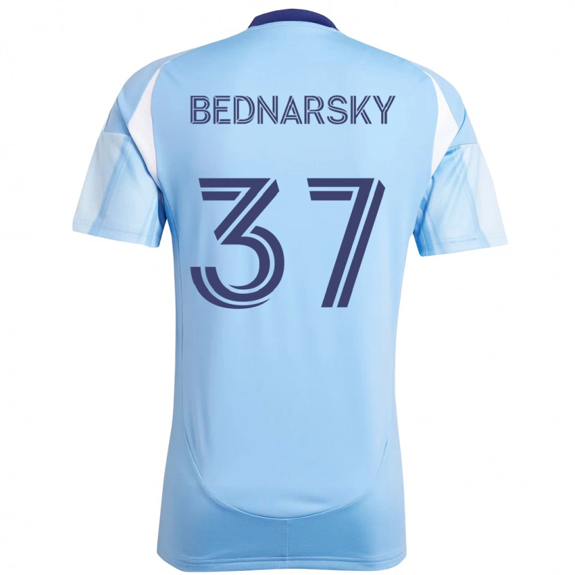 Danxen Criança Camisola Stevo Bednarsky #37 Azul Claro Principal 2025/26 Camisa Brasil
