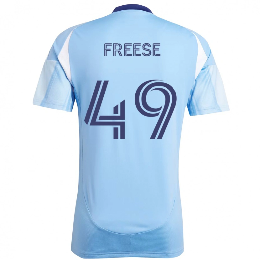 Danxen Criança Camisola Matt Freese #49 Azul Claro Principal 2025/26 Camisa Brasil