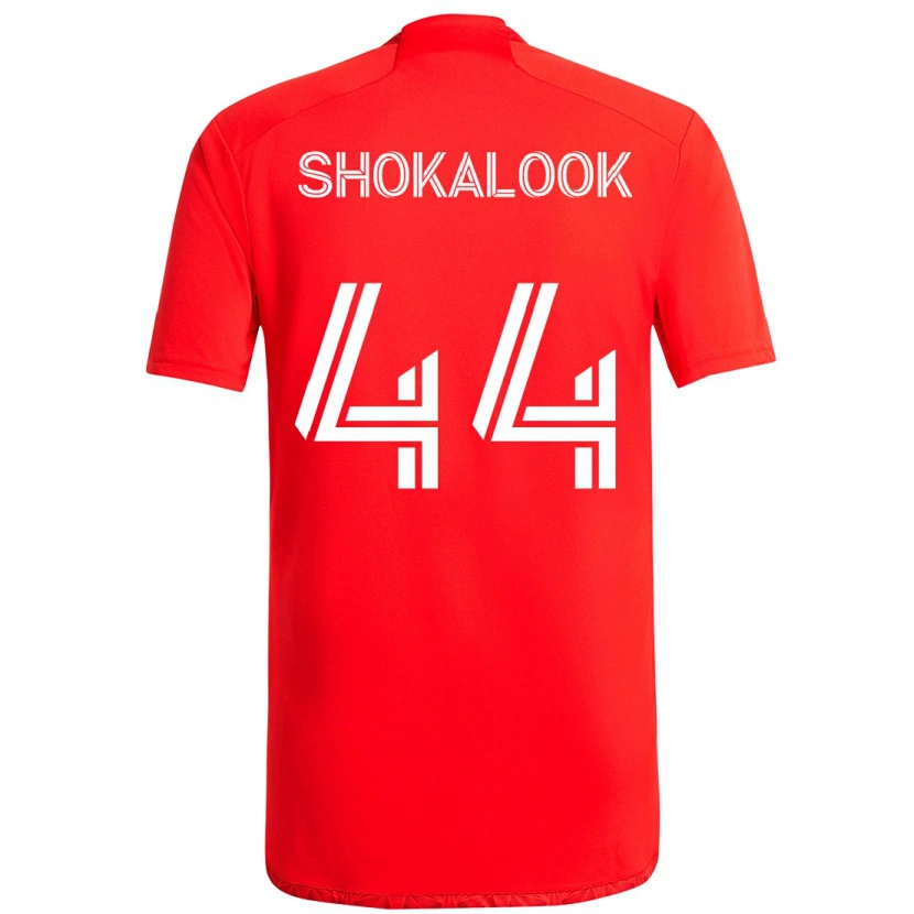 Danxen Criança Camisola Jason Shokalook #44 Vermelho Branco Principal 2025/26 Camisa Brasil