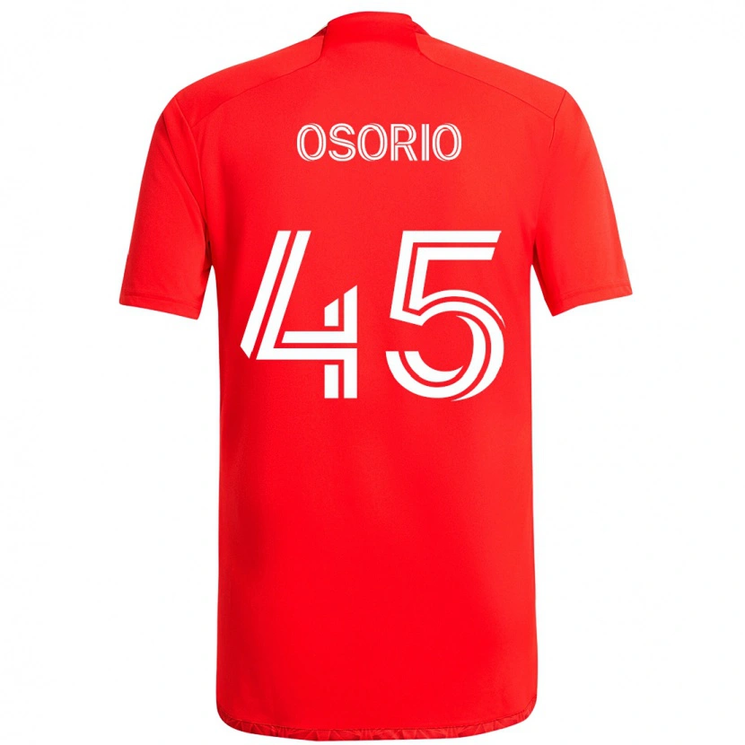 Danxen Criança Camisola Harold Osorio #45 Vermelho Branco Principal 2025/26 Camisa Brasil