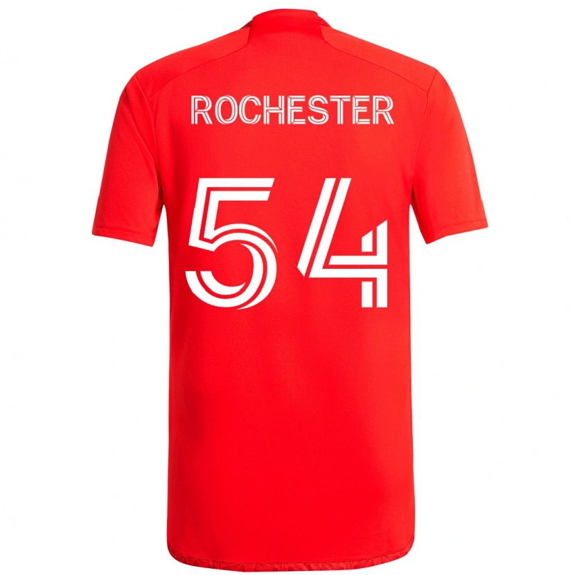 Danxen Criança Camisola Lamonth Rochester #54 Vermelho Branco Principal 2025/26 Camisa Brasil