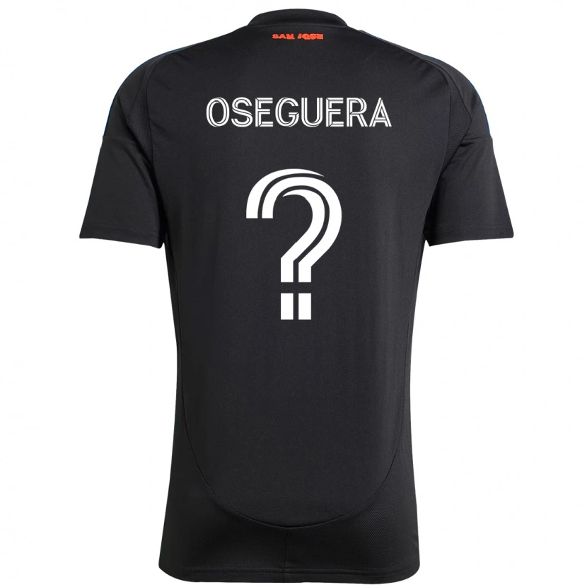 Danxen Criança Camisola Kevin Oseguera #0 Preto Azul Escuro Principal 2025/26 Camisa Brasil