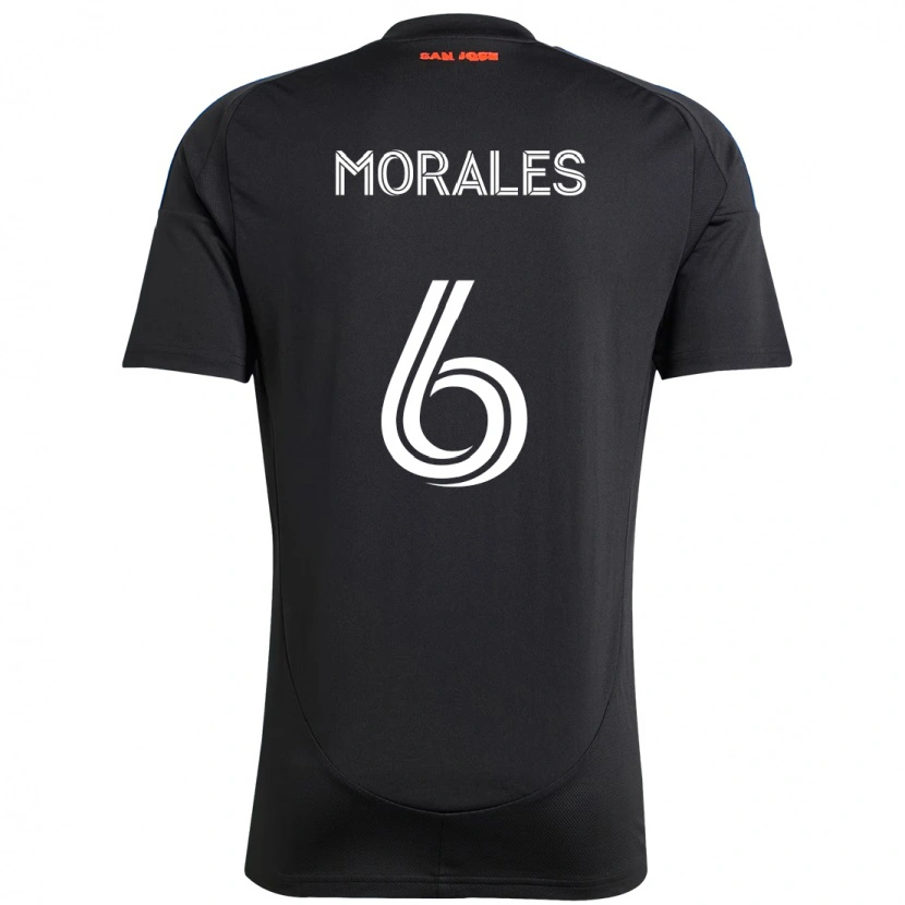 Danxen Criança Camisola Alfredo Morales #6 Preto Azul Escuro Principal 2025/26 Camisa Brasil