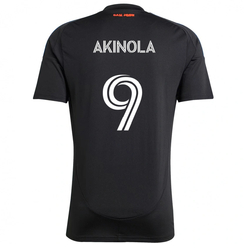Danxen Criança Camisola Ayo Akinola #9 Preto Azul Escuro Principal 2025/26 Camisa Brasil