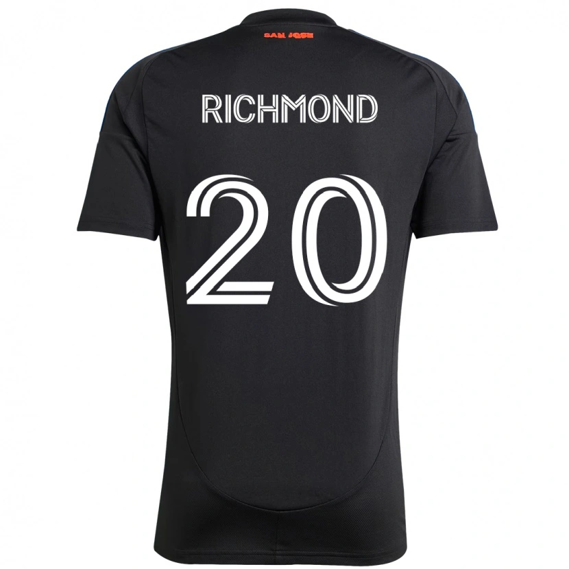 Danxen Criança Camisola Will Richmond #20 Preto Azul Escuro Principal 2025/26 Camisa Brasil