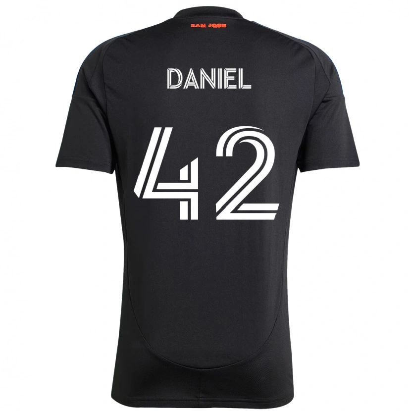 Danxen Criança Camisola Daniel #42 Preto Azul Escuro Principal 2025/26 Camisa Brasil