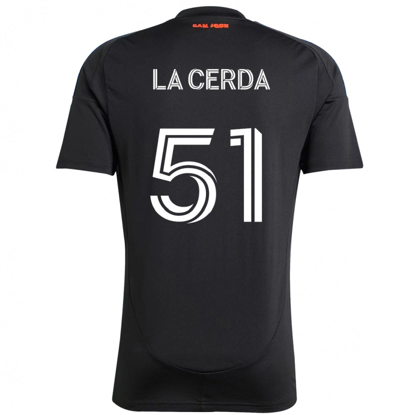 Danxen Criança Camisola Eric De La Cerda #51 Preto Azul Escuro Principal 2025/26 Camisa Brasil