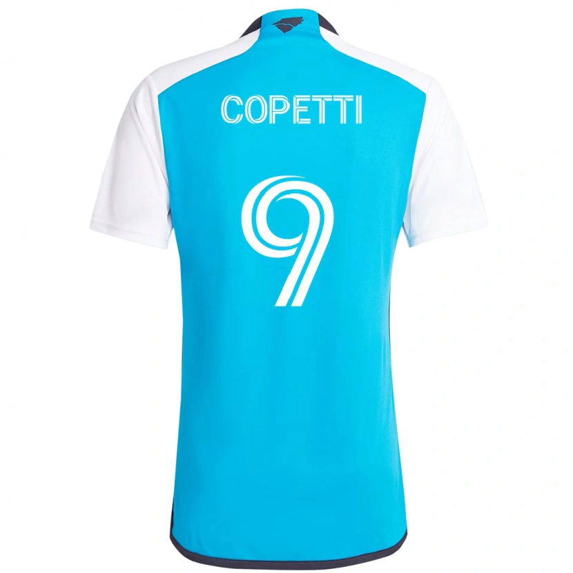 Danxen Criança Camisola Enzo Copetti #9 Azul Celeste Branco Principal 2025/26 Camisa Brasil