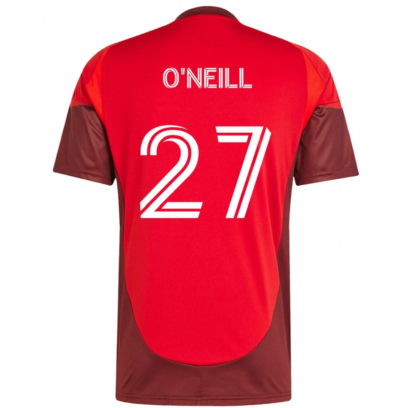 Danxen Criança Camisola Shane O'neill #27 Vermelho Branco Principal 2025/26 Camisa Brasil