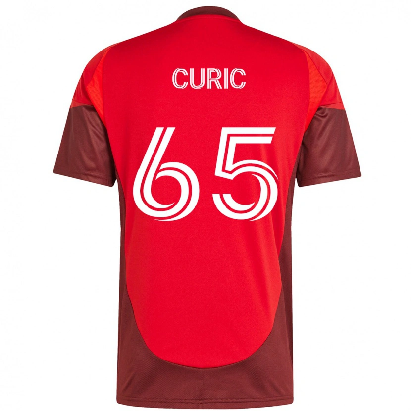 Danxen Criança Camisola Antony Curic #65 Vermelho Branco Principal 2025/26 Camisa Brasil