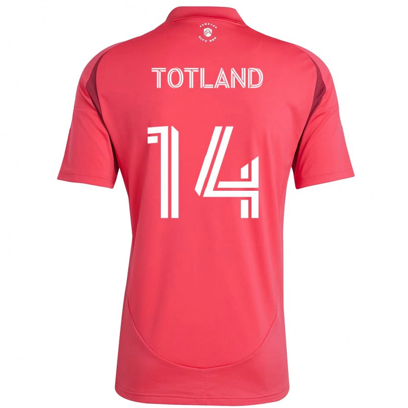 Danxen Criança Camisola Tomas Totland #14 Magenta Branco Principal 2025/26 Camisa Brasil