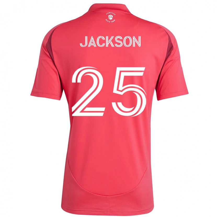 Danxen Criança Camisola Aziel Jackson #25 Magenta Branco Principal 2025/26 Camisa Brasil
