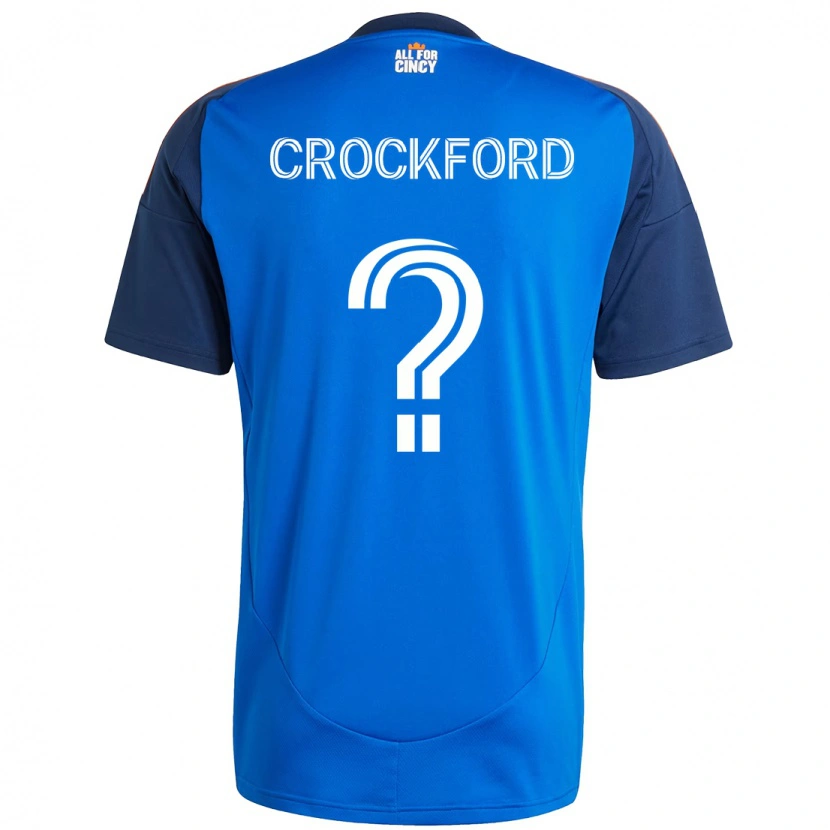 Danxen Criança Camisola Nate Crockford #0 Azul Escuro Laranja Principal 2025/26 Camisa Brasil
