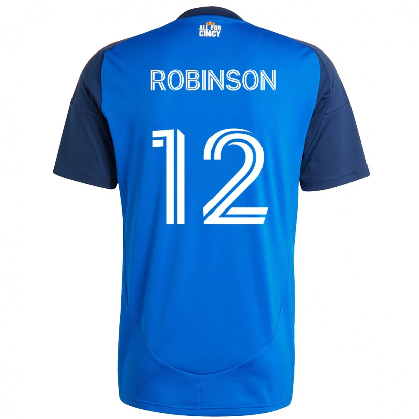 Danxen Criança Camisola Miles Robinson #12 Azul Escuro Laranja Principal 2025/26 Camisa Brasil