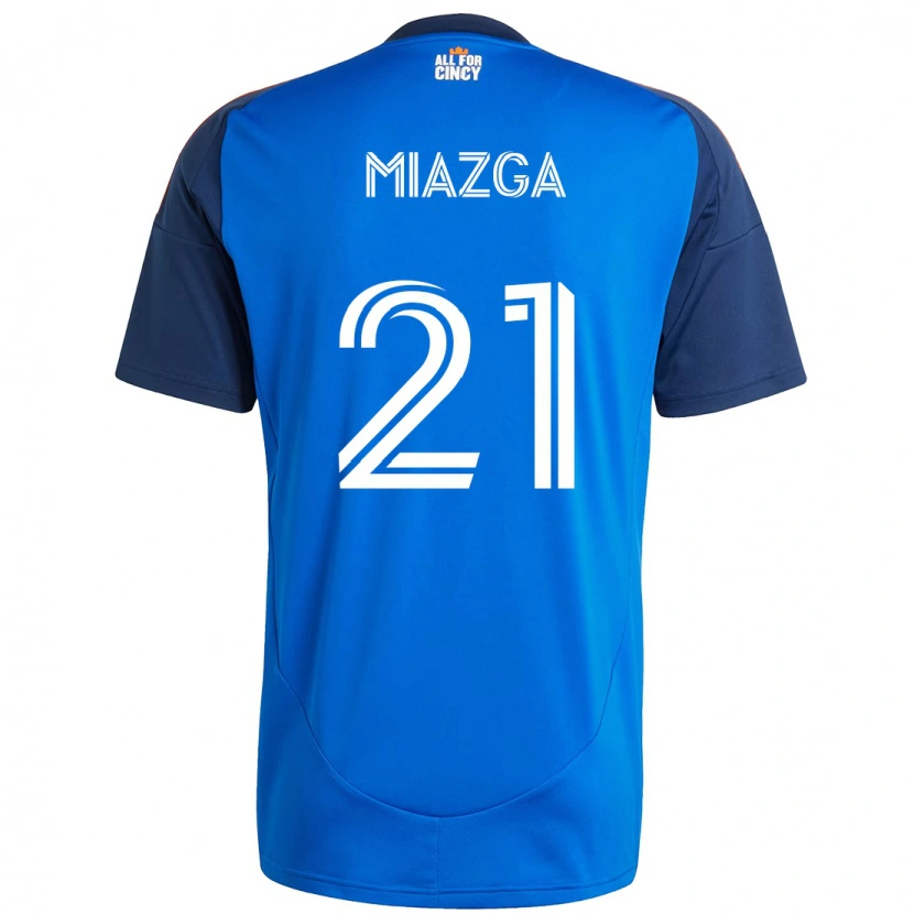 Danxen Criança Camisola Matt Miazga #21 Azul Escuro Laranja Principal 2025/26 Camisa Brasil