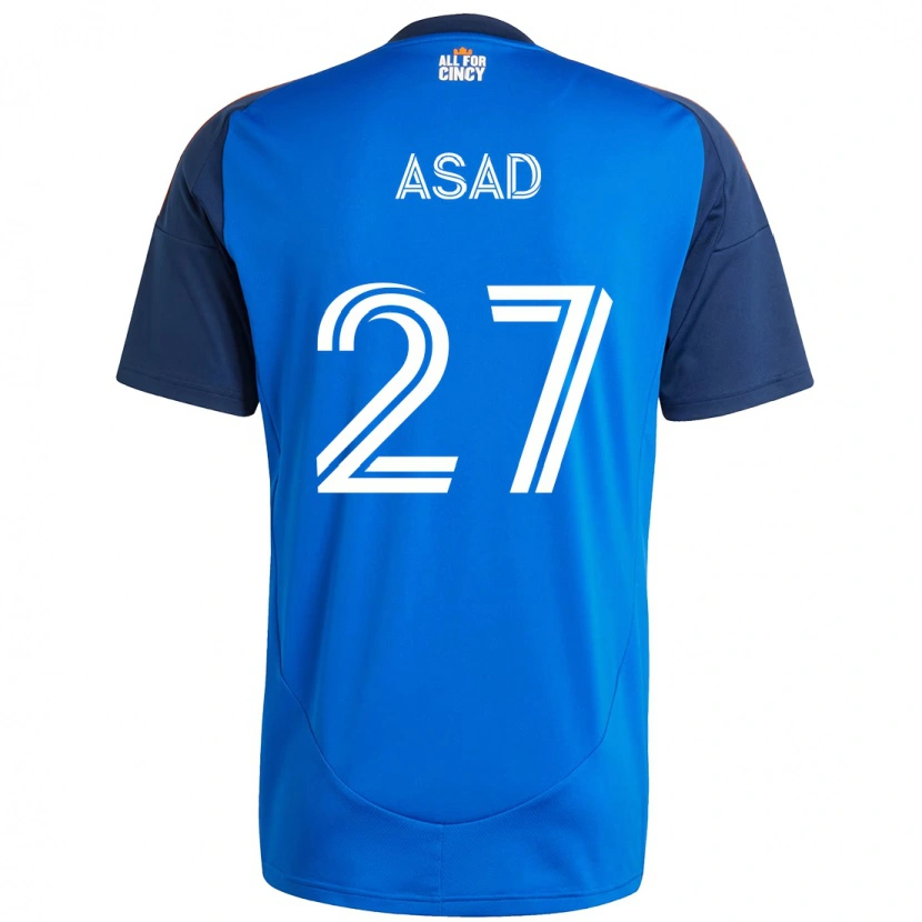 Danxen Criança Camisola Yamil Asad #27 Azul Escuro Laranja Principal 2025/26 Camisa Brasil