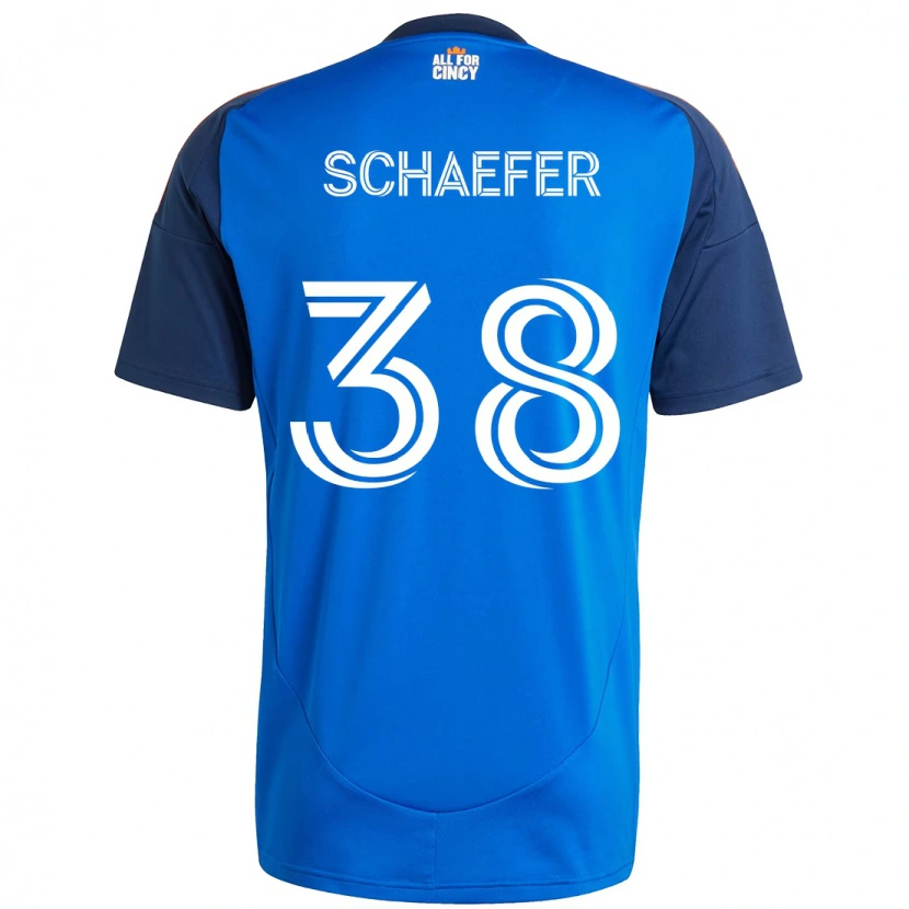 Danxen Criança Camisola Brian Schaefer #38 Azul Escuro Laranja Principal 2025/26 Camisa Brasil