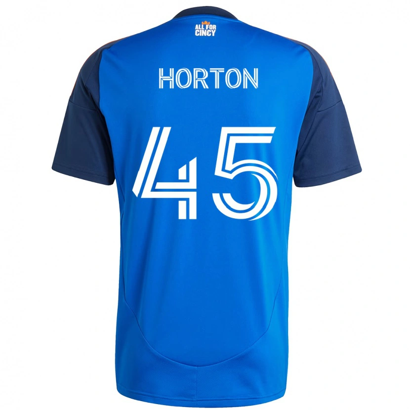 Danxen Criança Camisola Philip Horton #45 Azul Escuro Laranja Principal 2025/26 Camisa Brasil