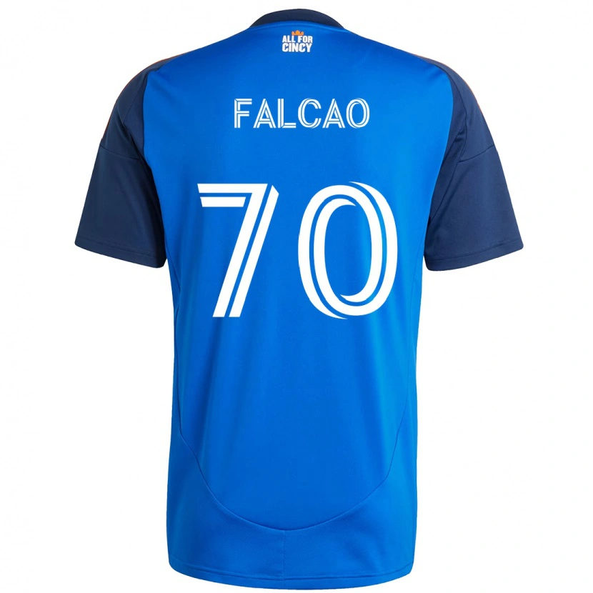 Danxen Criança Camisola Kiano Falcao #70 Azul Escuro Laranja Principal 2025/26 Camisa Brasil