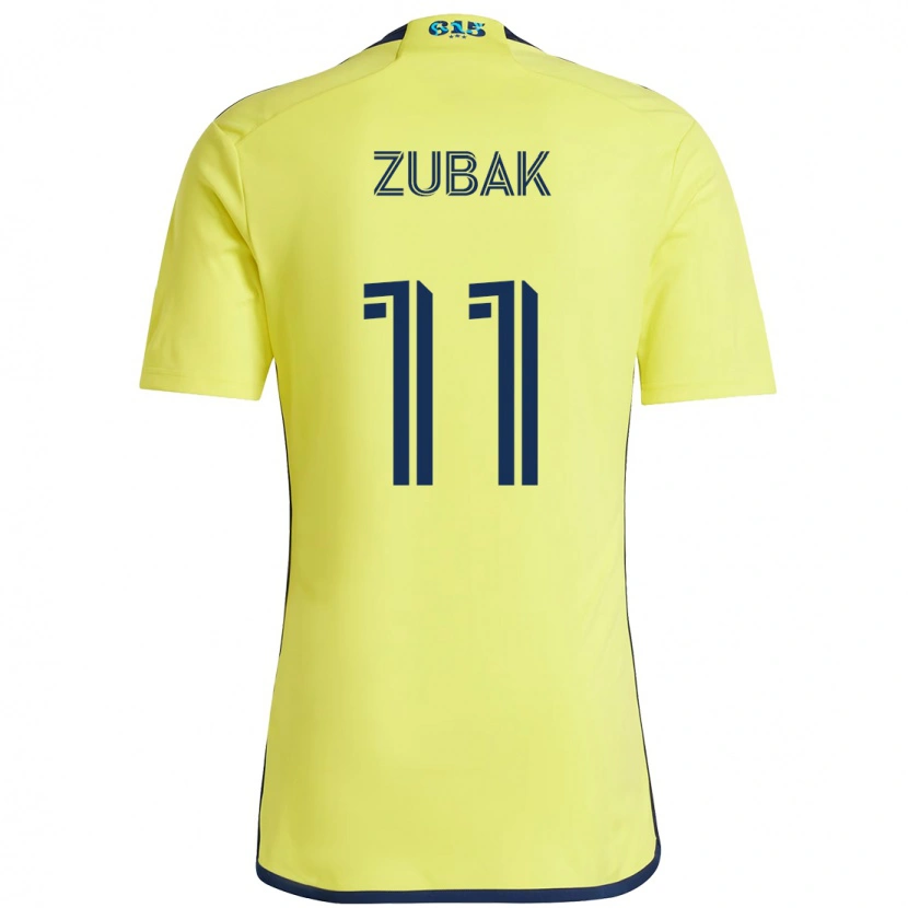 Danxen Criança Camisola Ethan Zubak #11 Amarelo Azul Marinho Principal 2025/26 Camisa Brasil
