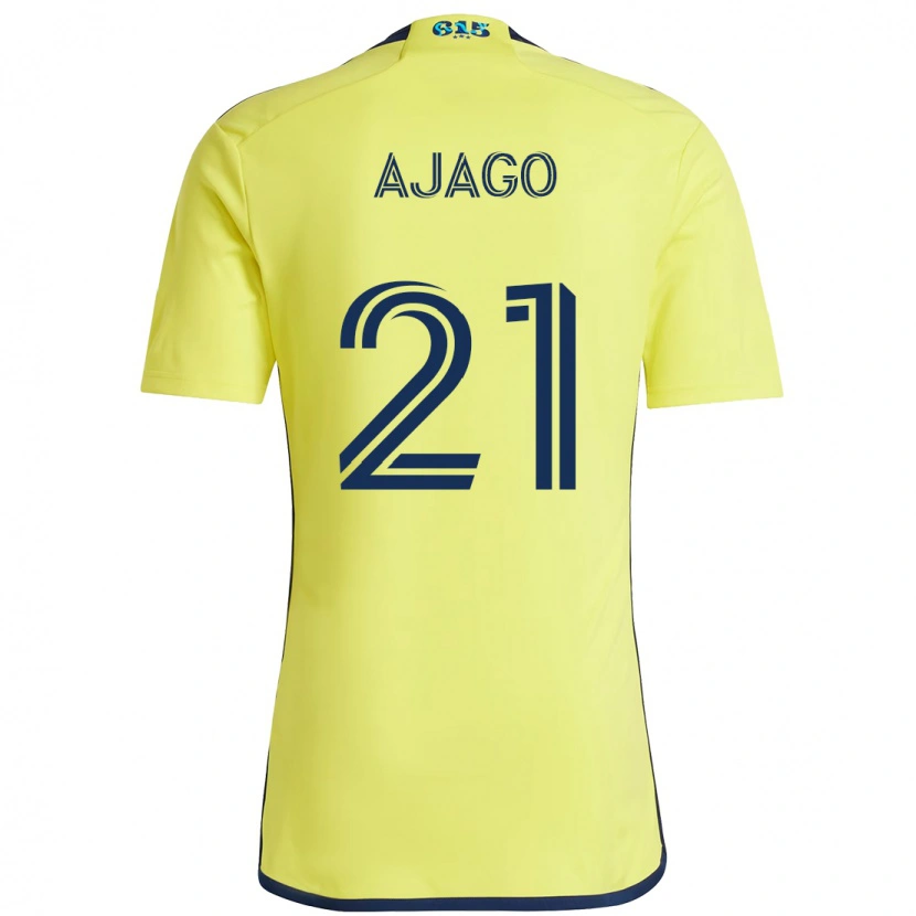 Danxen Criança Camisola Forster Ajago #21 Amarelo Azul Marinho Principal 2025/26 Camisa Brasil