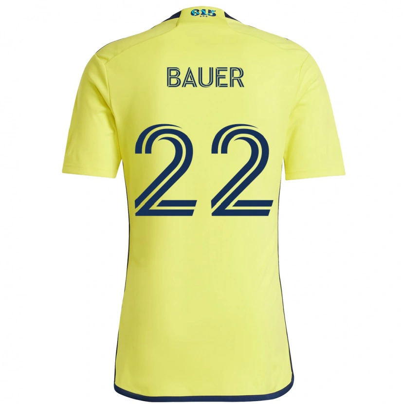 Danxen Criança Camisola Josh Bauer #22 Amarelo Azul Marinho Principal 2025/26 Camisa Brasil