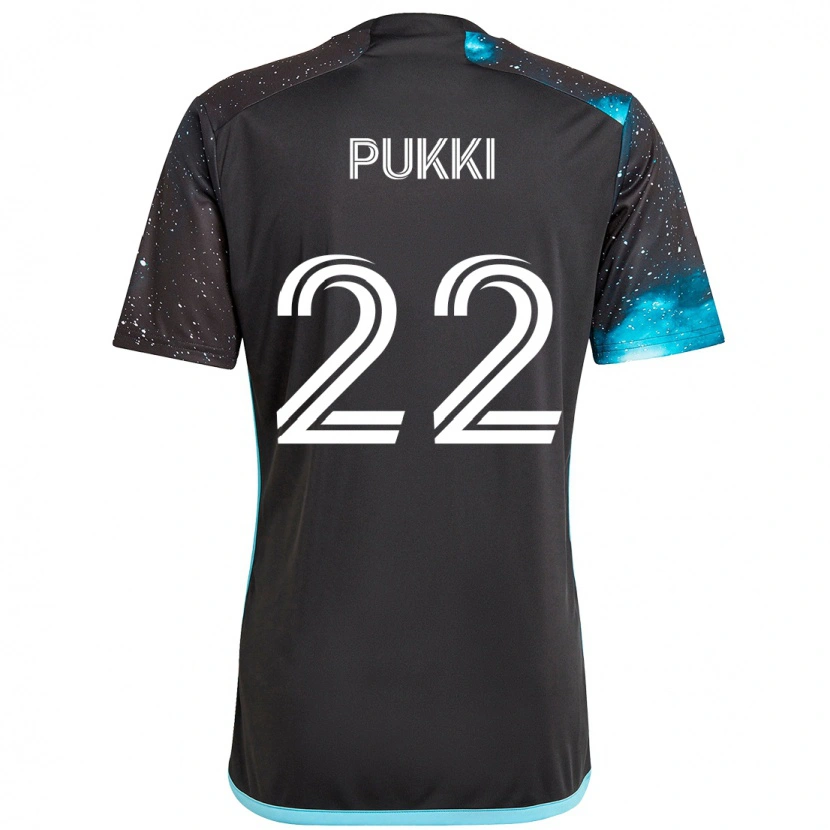 Danxen Criança Camisola Teemu Pukki #22 Preto Azul Principal 2025/26 Camisa Brasil