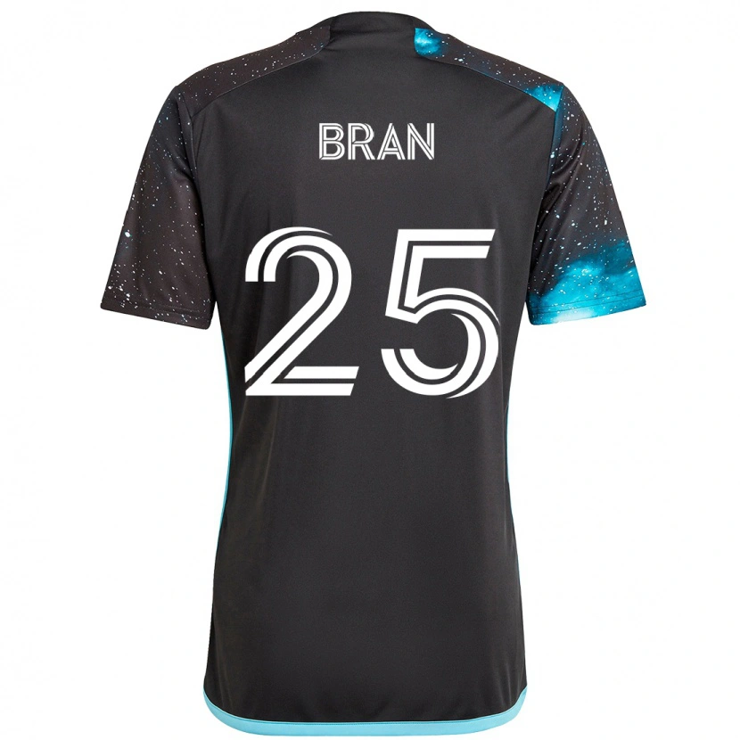Danxen Criança Camisola Alejandro Bran #25 Preto Azul Principal 2025/26 Camisa Brasil