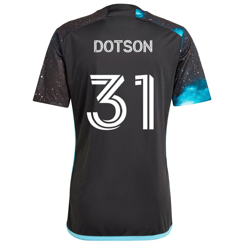 Danxen Criança Camisola Hassani Dotson #31 Preto Azul Principal 2025/26 Camisa Brasil