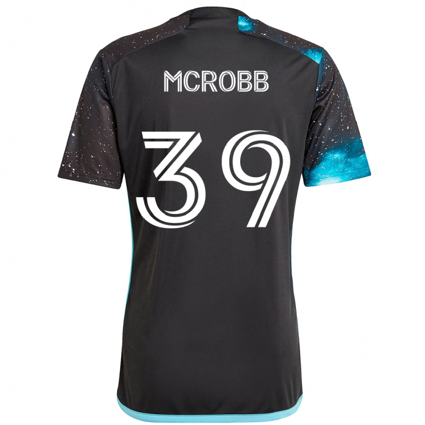 Danxen Criança Camisola Finn Mcrobb #39 Preto Azul Principal 2025/26 Camisa Brasil