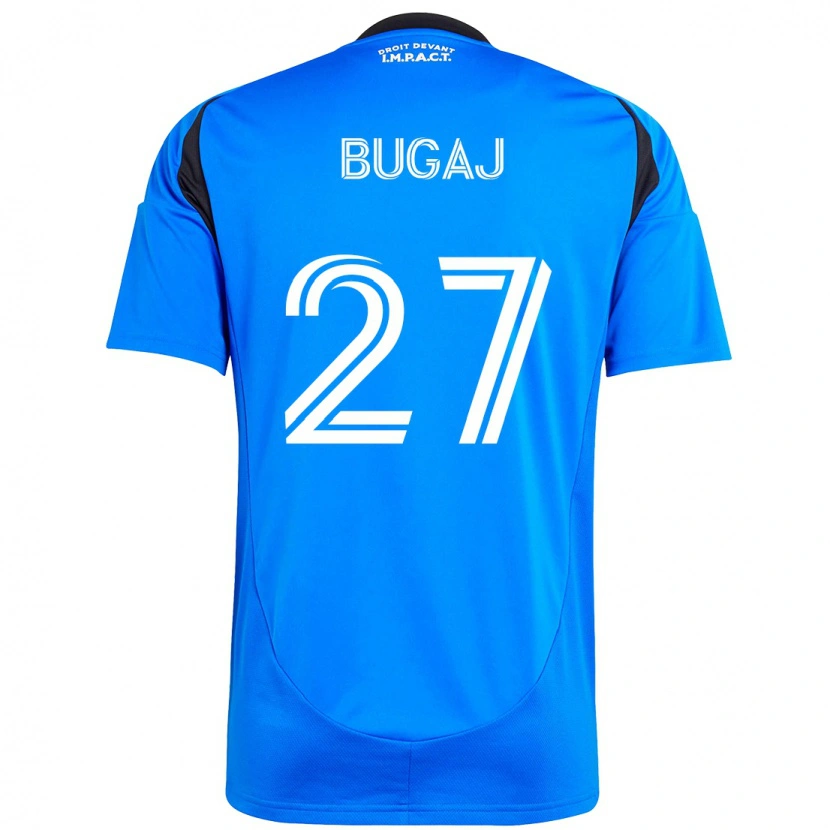 Danxen Criança Camisola Dawid Bugaj #27 Azul Escuro Preto Principal 2025/26 Camisa Brasil