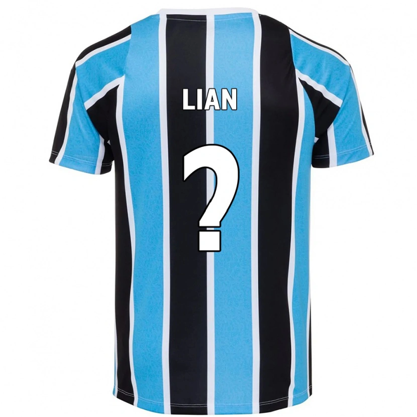 Danxen Criança Camisola Lian #0 Azul Preto Branco Principal 2025/26 Camisa Brasil